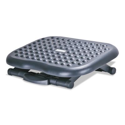 Alera Relaxing Adjustable Footrest, 14 in. x 18 in. x 5-7 in., Black