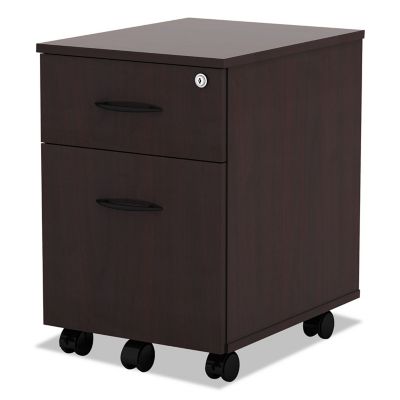 Image showing  Valencia Series Mobile Box/File Pedestal, 16 in. x 19 in. x 23 in., Mahogany