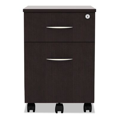 Image showing  Valencia Series Mobile Box/File Pedestal, 16 in. x 19 in. x 23 in., Espresso