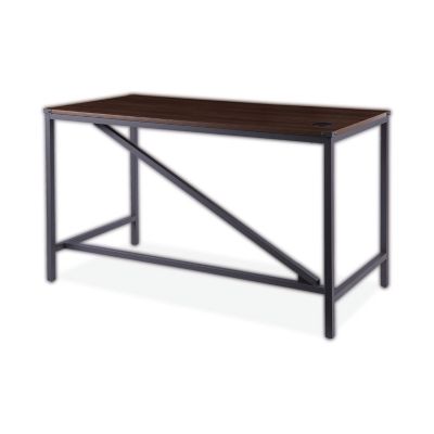 Image showing  47 in. Industrial Series Table Desk, Modern Walnut