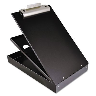 Saunders Cruiser Mate Aluminum Storage Clipboard, 1-1/2 in. Clip Cap, 9 in. x 11 in. Sheets, Black