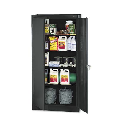 Tennsco 72 in. High Standard Cabinet, Unassembled, 36 in. x 18 in. x 72 in., Black