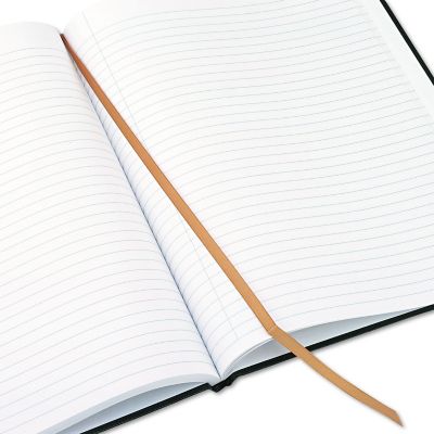 Image showing  Executive Notebook, Medium/College Rule, Black Cover, 10-3/4 in. x 8-1/2 in., 75 Sheets