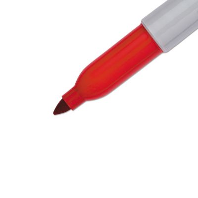 Image showing  Fine Tip Permanent Marker Value Pack, Fine Bullet Tip, Red, 36-Pack