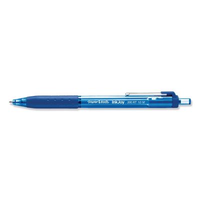 Image showing  Inkjoy 300 RT Ballpoint Pens, Retractable, Medium 1 mm Tip, Blue Ink, Blue Barrel, 36-Pack