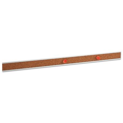 Image showing 1 th Universal Cork Bulletin Bar, Brown, 18 in. x 1 in.