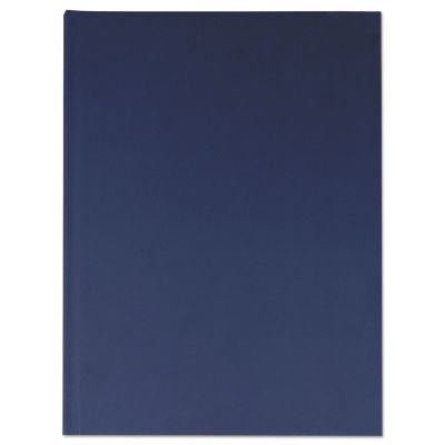 Universal Casebound Hardcover Notebook, Wide/Legal Rule, Dark Blue, 10 in. x 8 in., 150 Sheets