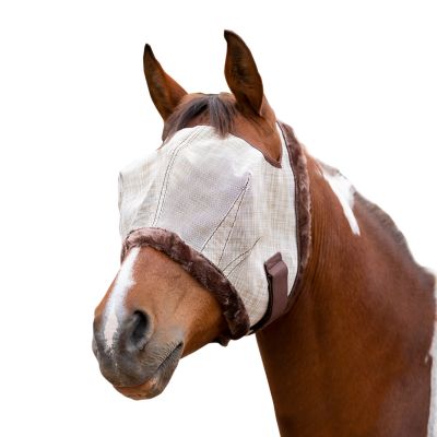 Image showing  Signature Draft Fly Mask w/Plush Fleece Trim