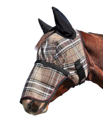 Kensington Signature Fly Mask w/Removable Nose, Soft Mesh Ears & Forelock opening