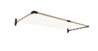 Daytek Fold-Down Single Fold Clothesline, Bark