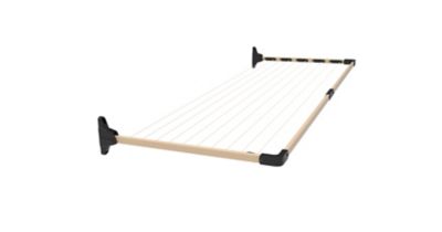 Image showing  Fold-Down Single Fold Clothesline, Bark