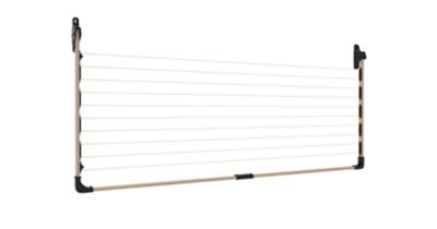 Image showing  Fold-Down Single Fold Clothesline, Bark