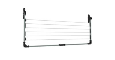Image showing  Fold-Down Mini Fold Clothesline, Light Gray