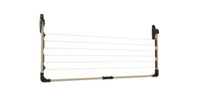 Image showing  Fold-Down Mini Fold Clothesline, Bark