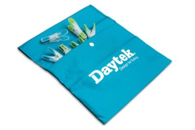 Image showing 8 th Daytek Fold-Down Mini Fold Clothesline, Bark