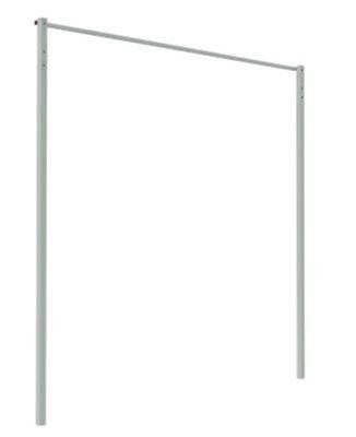 Image showing  Fold-Down Clothesline Mounting Kit, Light Gray