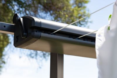 Image showing  Retractable Clothesline, Black