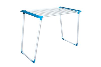 Image showing  Glider Laundry Drying Rack, White/Blue