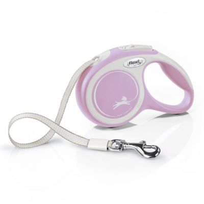 Flexi Comfort 10 ft. Tape Dog and Cat Leash in Rose XSM up to 26 lb.