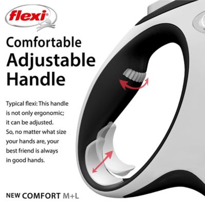 Image showing  Comfort 10 ft. Tape Dog and Cat Leash in Rose XSM up to 26 lb.
