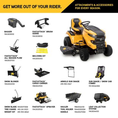 Image showing 9 th Cub Cadet Enduro Series FAB 50 in. 24 HP Gas Riding Lawn Mower, Kohler Twin-Cylinder Engine, Hydrostatic Transmission