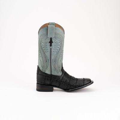 Image showing  Ostrich Patchwork Western Cowboy Boots