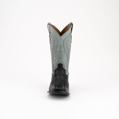 Image showing  Ostrich Patchwork Western Cowboy Boots