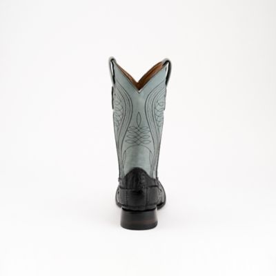 Image showing  Ostrich Patchwork Western Cowboy Boots