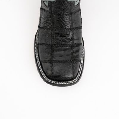 Image showing 5 th Ferrini Ostrich Patchwork Western Cowboy Boots