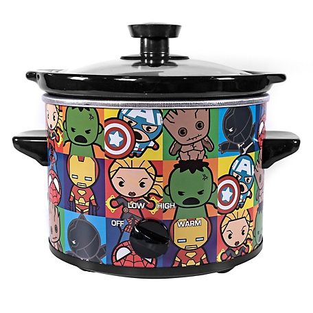 Uncanny Brands Marvel Avengers Kawaii 2qt Slow Cooker- Cook With Your  Favorite Avengers