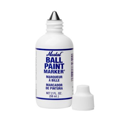 MARKAL Ball Liquid Paint Marker, White