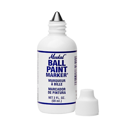 MARKAL Ball Liquid Paint Marker, White