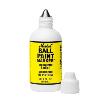 MARKAL Ball Liquid Paint Marker, Yellow