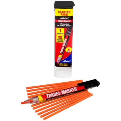 MARKAL Trades Marker Refill pk., Orange, 12-Pack