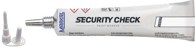 MARKAL Security Check Paint Marker, White