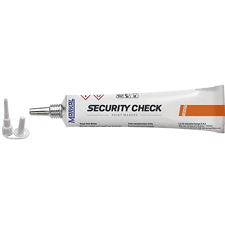 MARKAL Security Check Paint Marker, Orange