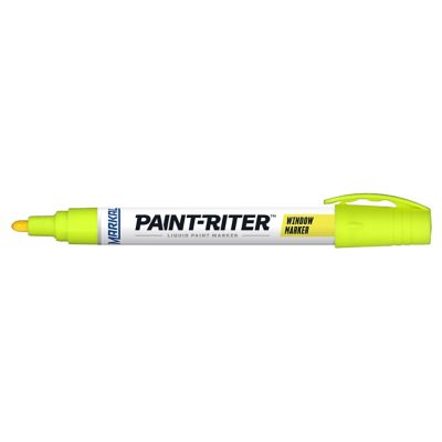 MARKAL Window Marker Removable Liquid Paint Marker, Yellow at