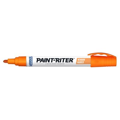 MARKAL Window Marker Removable Liquid Paint Marker, Orange