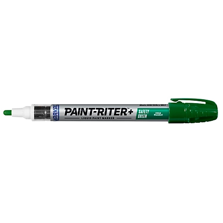 MARKAL Paint-Riter + Safety Liquid Paint Marker, Green