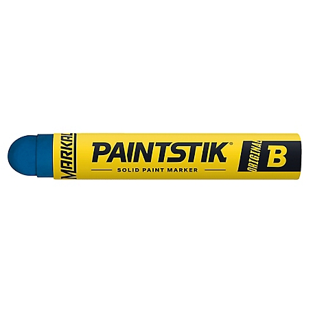 MARKAL B Paintstik Solid Paint Marker, Blue, 12-Pack