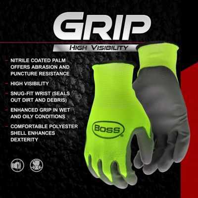 Image showing  Unisex Adult Nitrile Work Gloves, 5-Pack