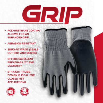 Image showing  Kids' Coated Polyester Work Gloves, 1-Pair