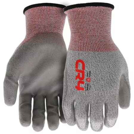 Boss Unisex-Adult PU Touchscreen CR4 Cut Resistant Work Gloves 1 Pair Work Gloves