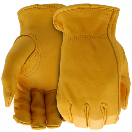 Boss Men's Deerskin Leather Driving Gloves 1 Pair Work Gloves