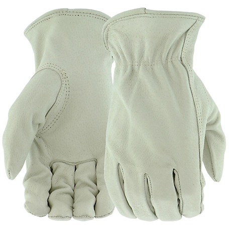 Boss Grain Pigskin Leather Driver Gloves, 1 Pair