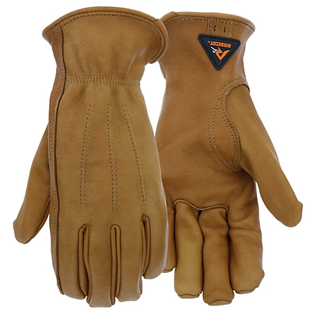 Ridgecut Water-Resistant Goatskin Leather Driver Gloves, 1 Pair