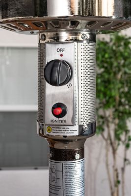 Image showing  Stainless Steel Propane Patio Heater, 400 sq. ft., 46,000 BTU