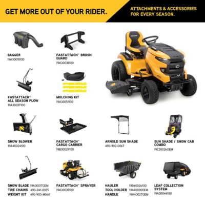 Image showing 7 th Cub Cadet Enduro Series FAB 54 in. 24 HP Gas Riding Lawn Mower, Kohler Twin-Cylinder Engine, Hydrostatic Transmission