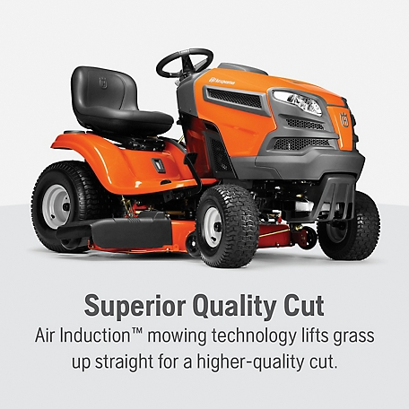 Husqvarna YTH22V46 46-IN Riding Lawn Mower, 22-HP Briggs and Stratton  V-Twin Engine, Hydrostatic Transmission at Tractor Supply Co.