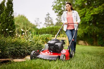 Image showing 6 th Troy-Bilt 21 in. 140cc Gas-Powered 2-in-1 Push Lawn Mower